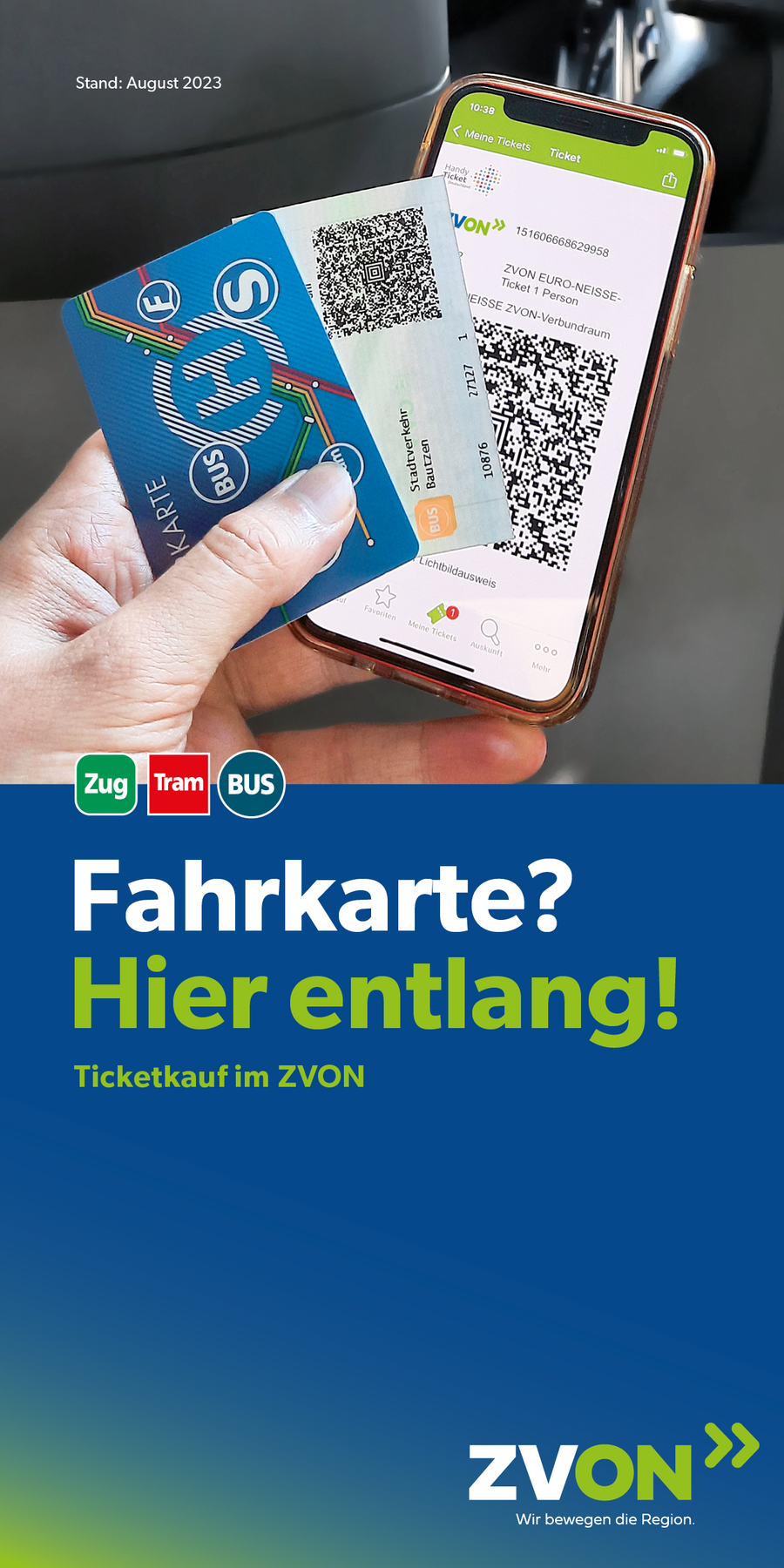 Ticketkauf im ZVON - Vertriebswege 2024