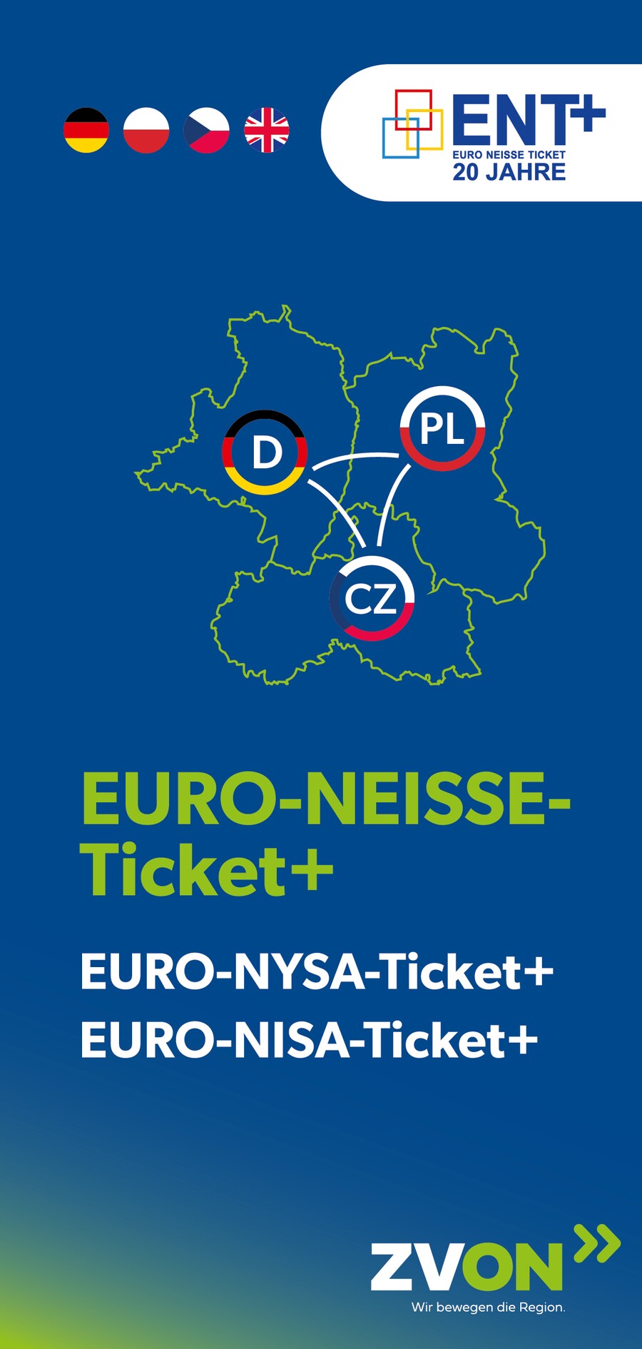 Drei Länder - Ein Ticket: Das EURO-NEISSE-Ticket+ 2024/2025