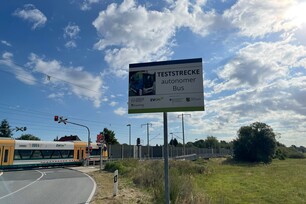 am Bahnhof Uhyst/Spree