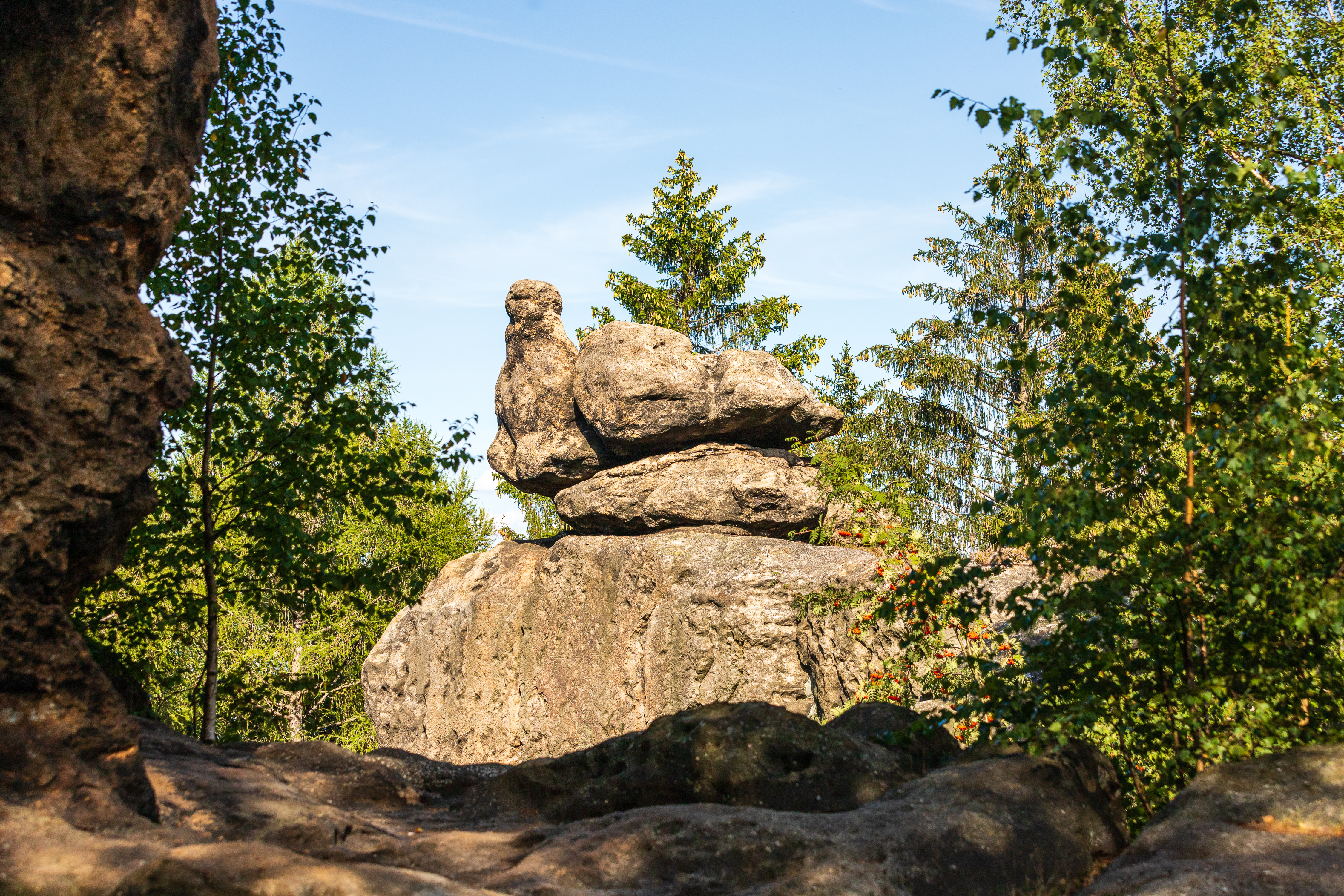 Großer Felsbrocken