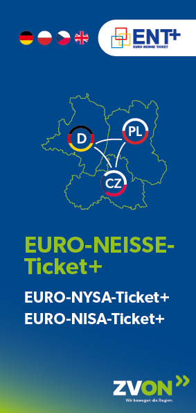 Drei Länder - Ein Ticket: Das EURO-NEISSE-Ticket+ 2024/2025